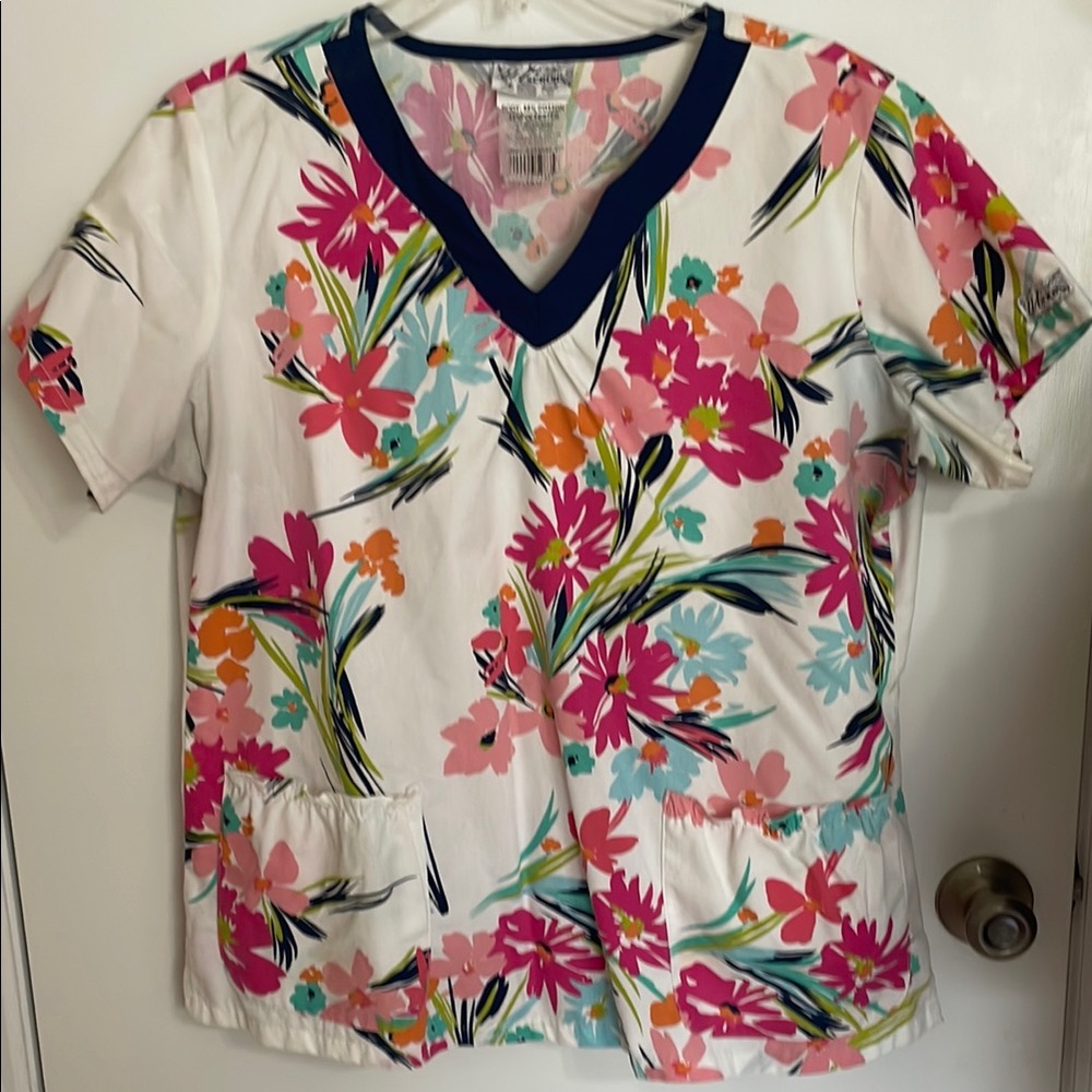 Floral Kids Top with Multicolor Design